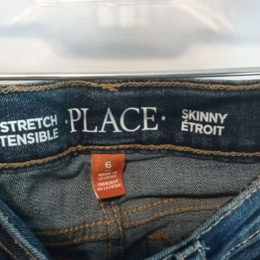 The Children's Place Boys Skinny Blue Jeans Size 6